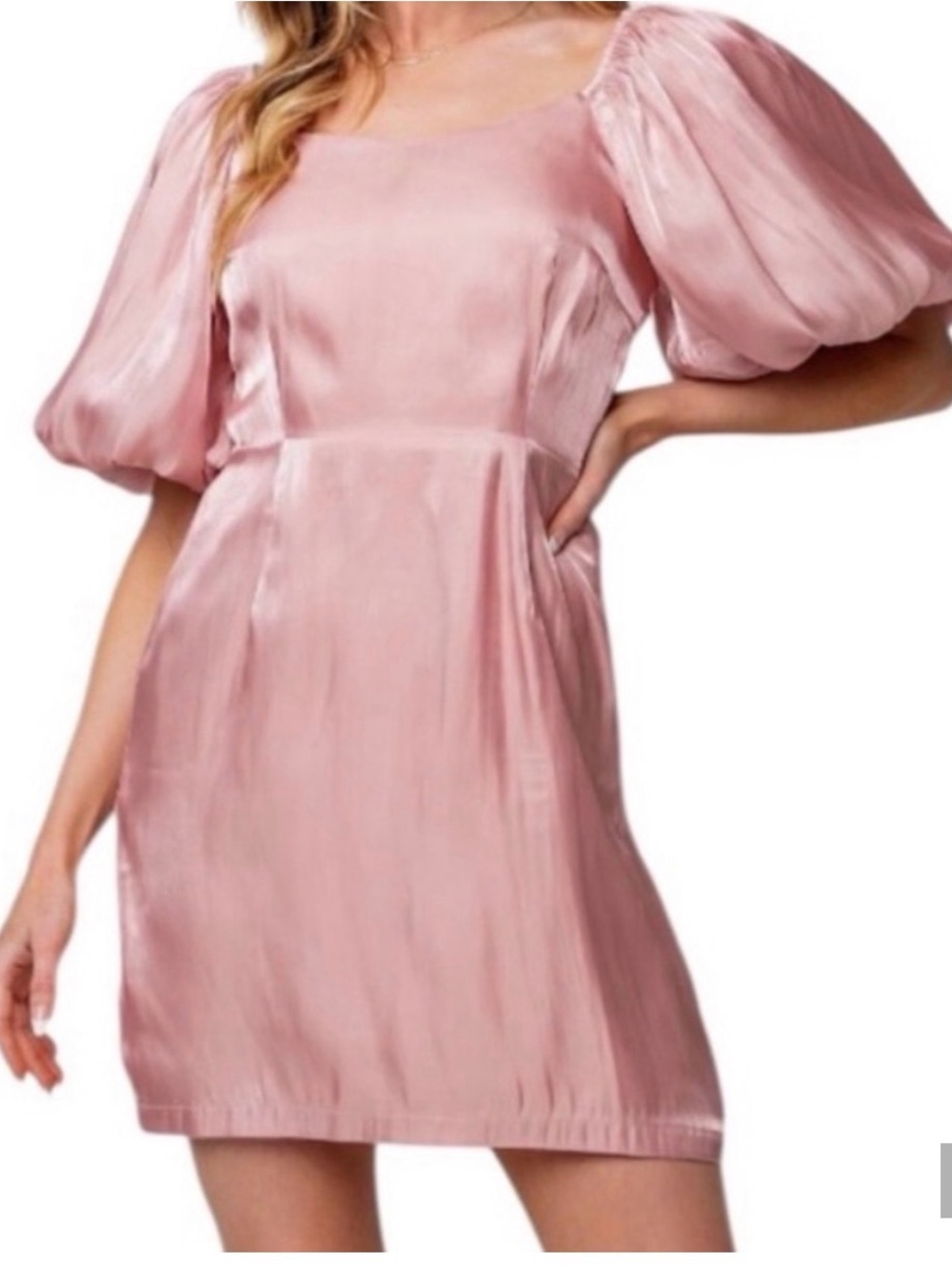 EASEL NWT DRESS ROSE Pink Sz small mini